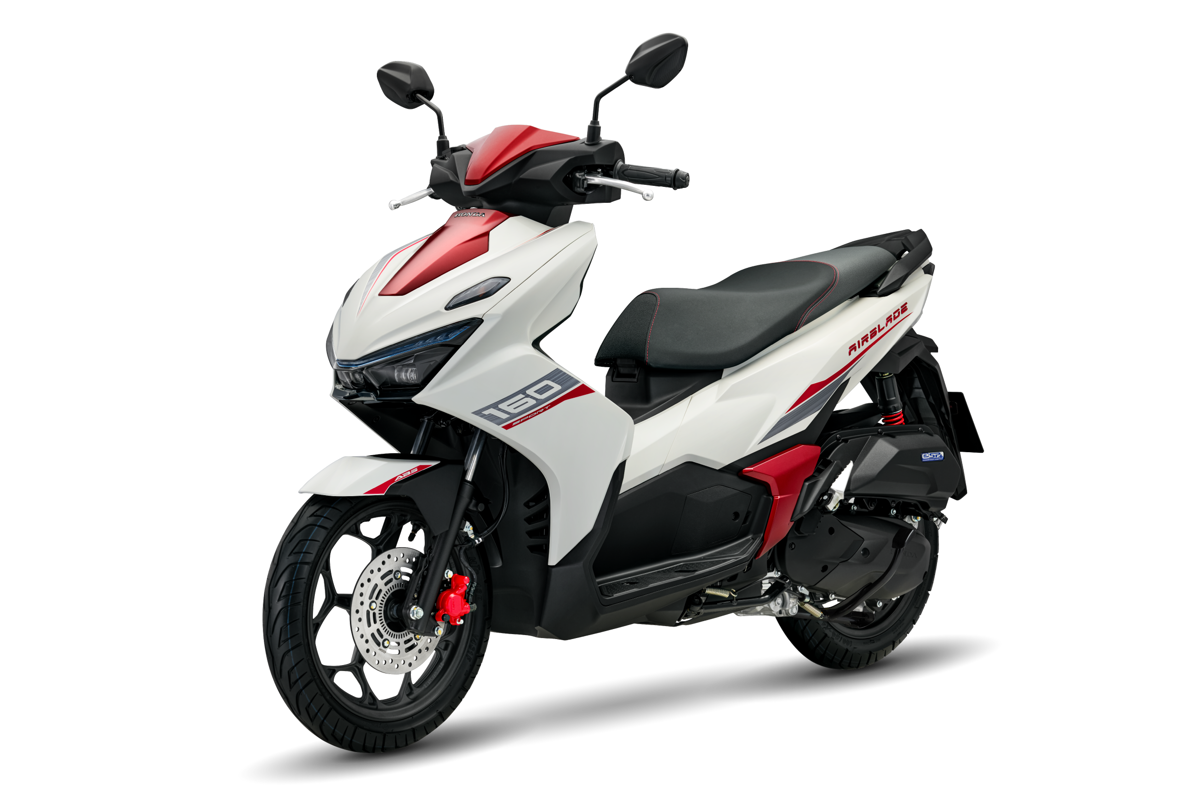 xe tay ga airblade 2026 160cc phiên bản thể thao màu trắng đỏ đen