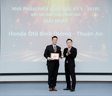 Tổng kết thi đua Nhà Phân Phối Honda Ôtô trong Kỳ 1 - 101Ki