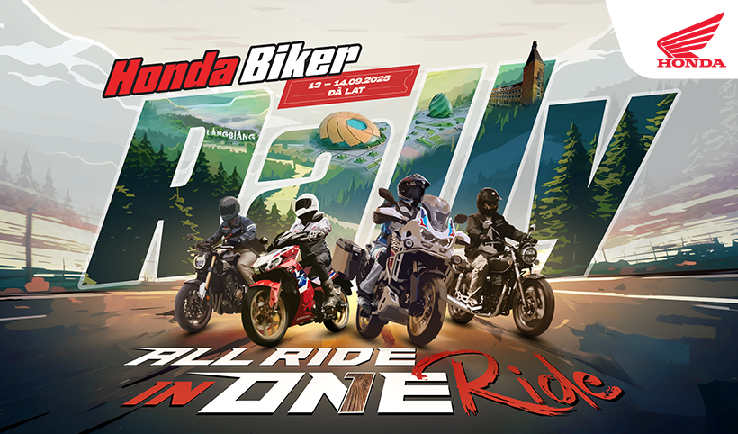Đại hội Honda Biker Rally Đà Lạt sẵn sàng trở lại bùng nổ - All Ride in One Ride: Đa cung đường, Đồng đam mê