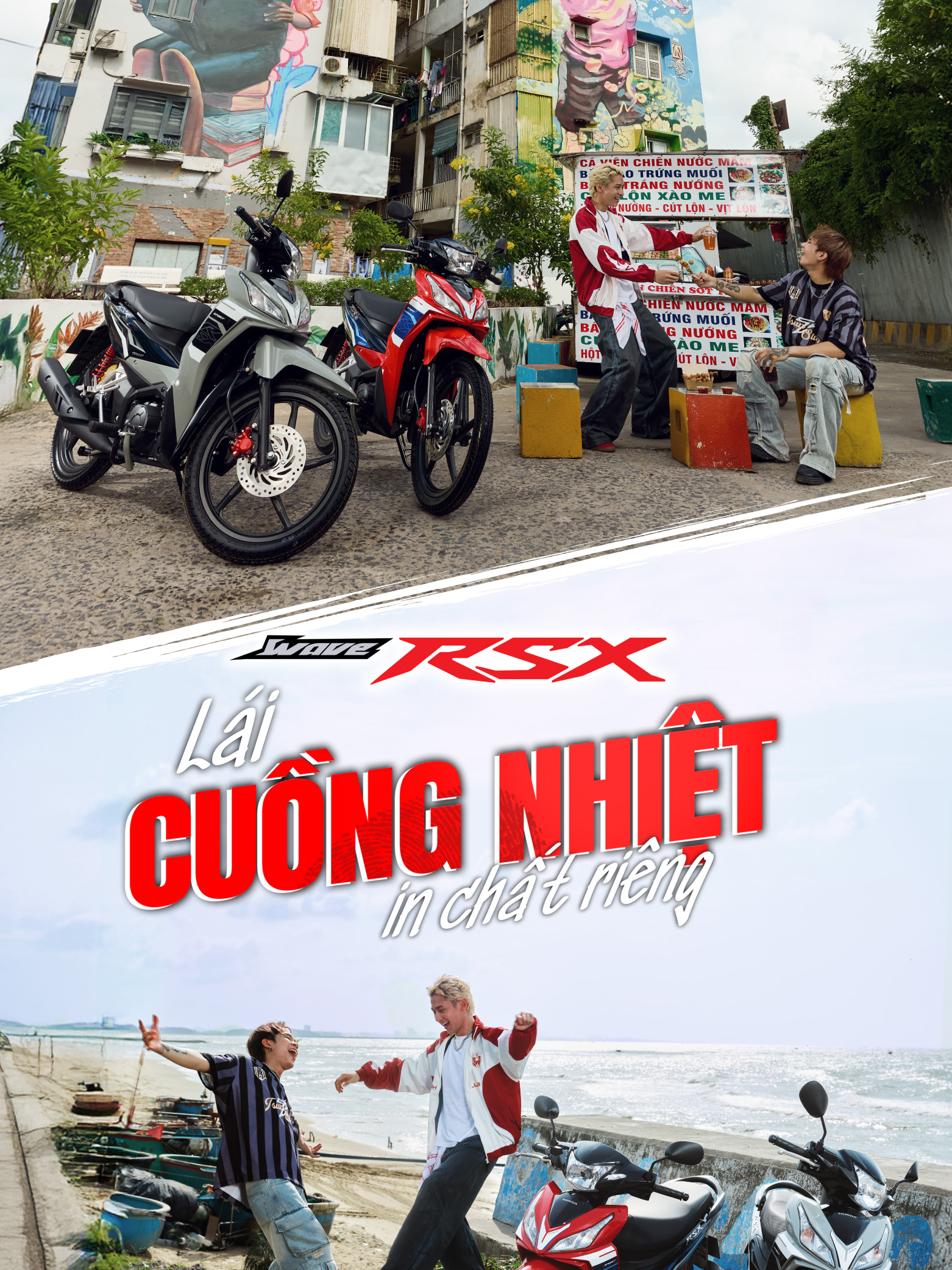 Honda Việt Nam giới thiệu mẫu xe Wave RSX FI  bổ sung 2 phiên bản màu mới và thiết kế tem xe đầy cá tính,  cùng khách hàng “Lái cuồng nhiệt, in chất riêng”