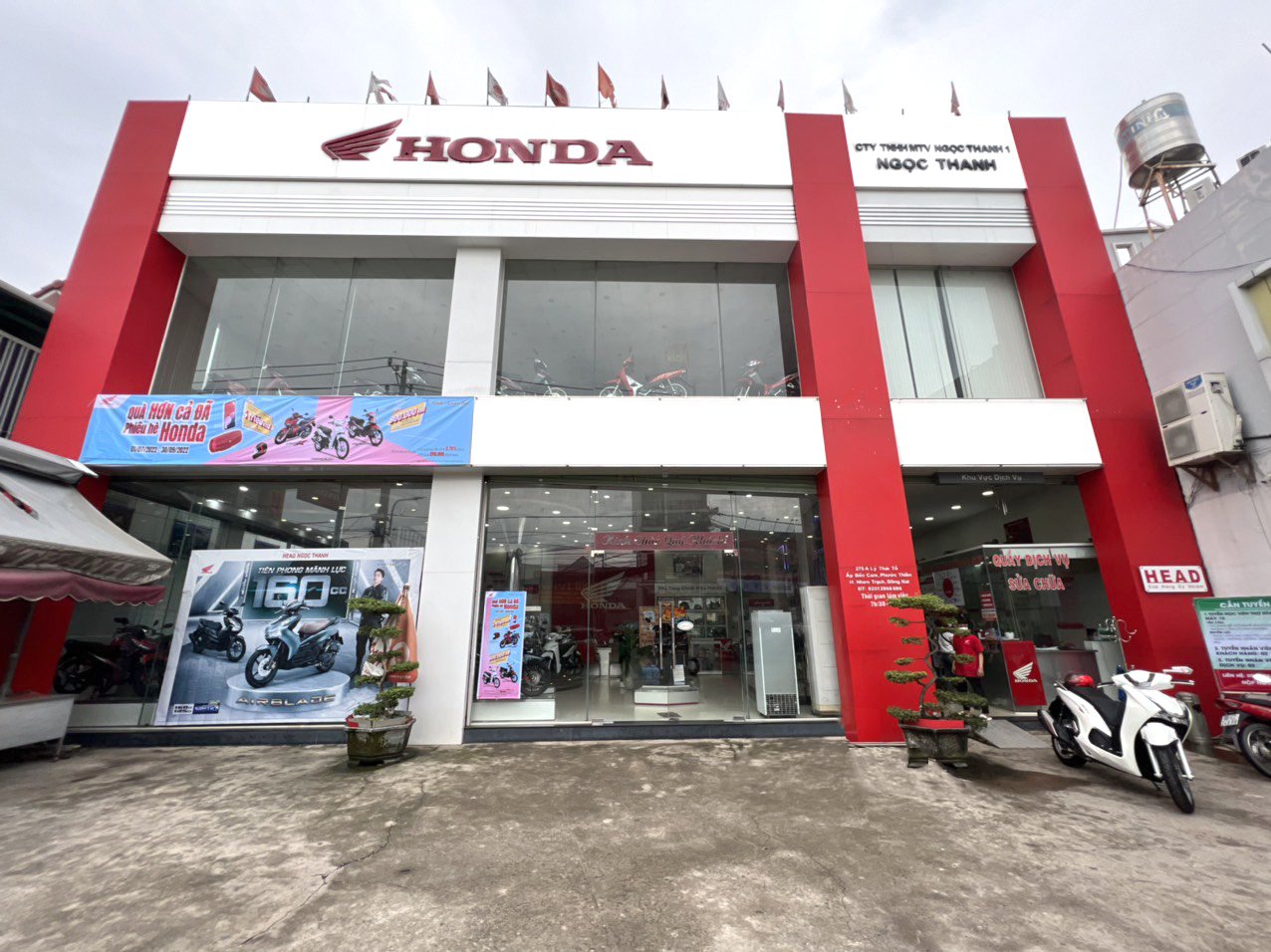 Thông báo: Chuyển nhượng Cửa Hàng Bán Xe Máy Và Dịch Vụ Do Honda Ủy Nhiệm - HEAD Ngọc Thanh