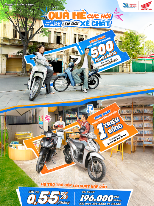 Chào hè rực rỡ với ưu đãi hấp dẫn từ chương trình khuyến mại  “Quà hè cực hời - Lên đời xế chất”