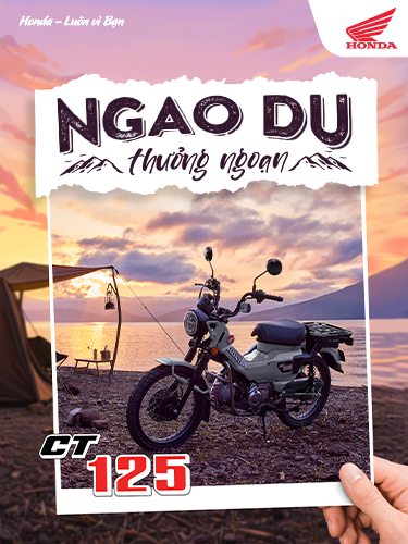 Honda Việt Nam lần đầu tiên giới thiệu mẫu xe CT125 - Đồng hành cùng khách hàng trên hành trình “Ngao du thưởng ngoạn”