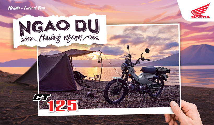 Honda Việt Nam lần đầu tiên giới thiệu mẫu xe CT125 - Đồng hành cùng khách hàng trên hành trình “Ngao du thưởng ngoạn”