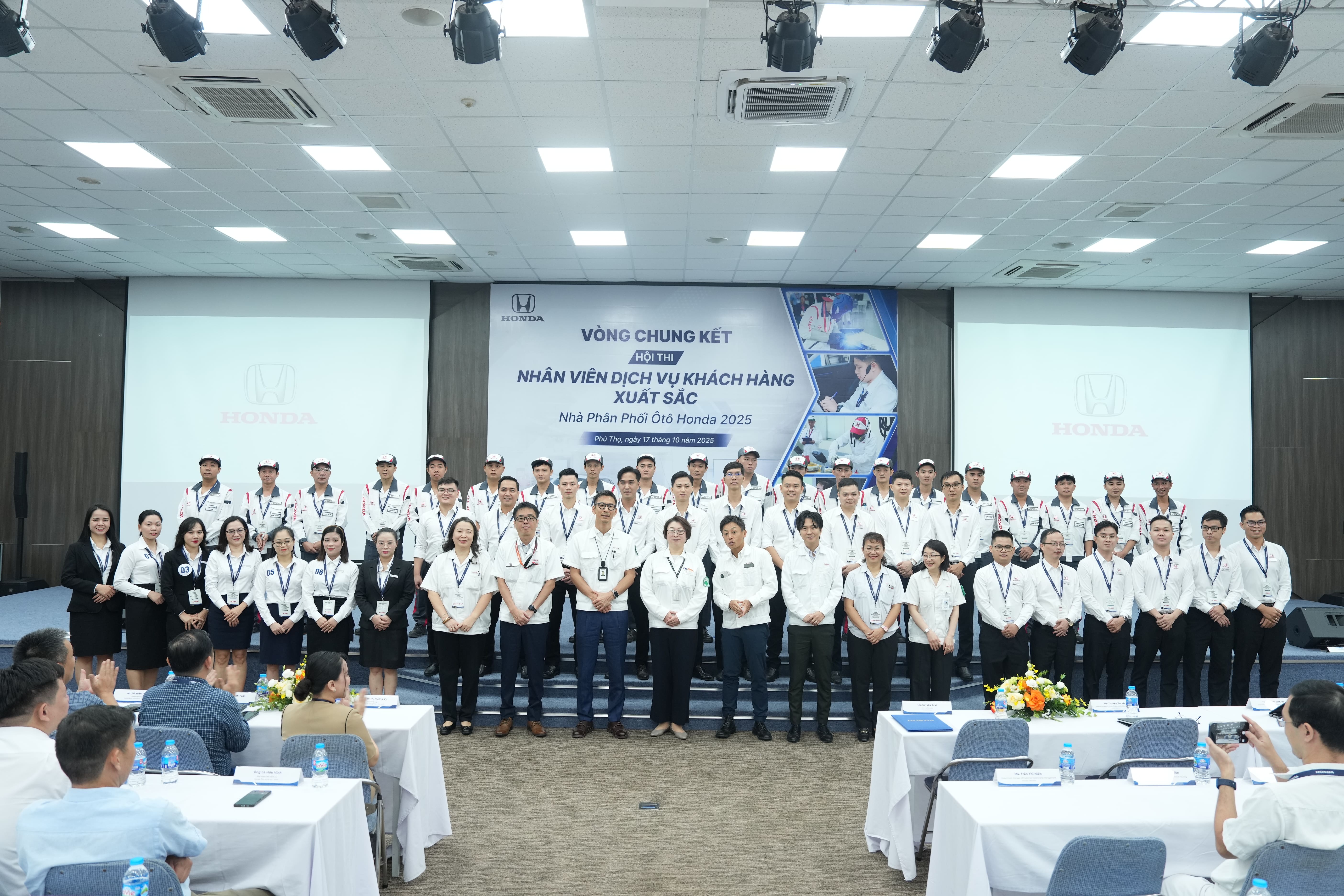 Honda Việt Nam tổ chức thành công  “Hội thi Nhân viên dịch vụ khách hàng xuất sắc”  cho các Nhà Phân phối Honda Ôtô trên toàn quốc