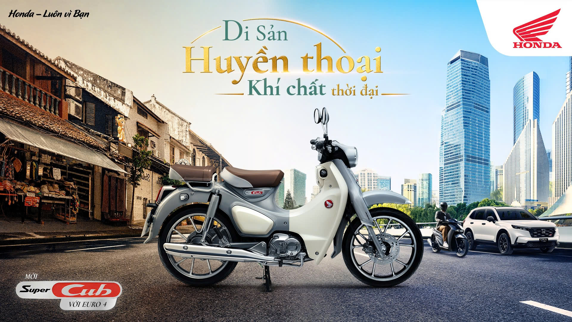 Honda Việt Nam giới thiệu Super Cub mới: Sắc màu thời thượng và động cơ đạt tiêu chuẩn khí thải EURO 4 - biểu tượng của “Di sản huyền thoại – Khí chất thời đại”