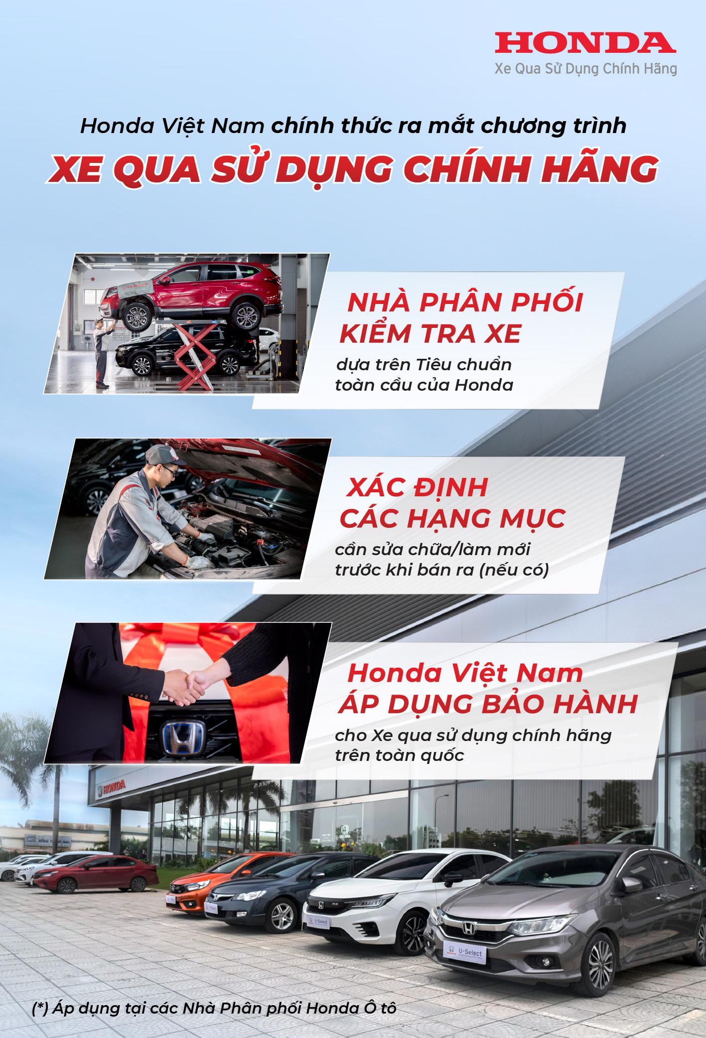 Xe qua sử dụng chính hãng